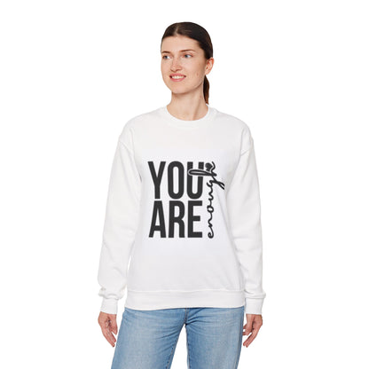 You Are Enough Sweatshirt - Unisex Heavy Blend™ Crewneck